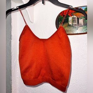 MadRag S SMALL Orange Crop Top